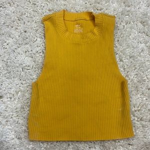 Aerie Yellow Crop Top or lounge shirt